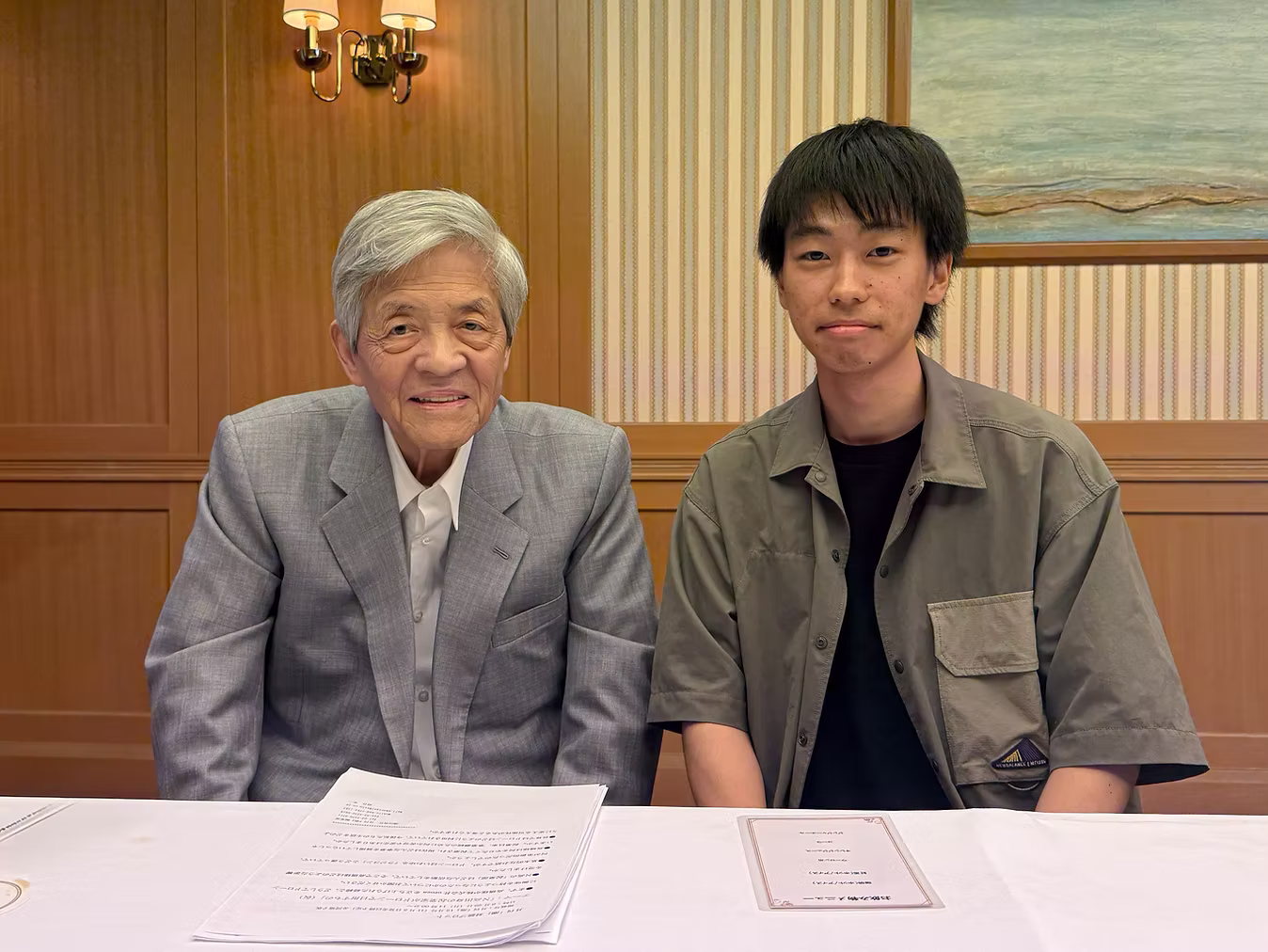 弊社代表・高橋、田原総一朗氏と対談